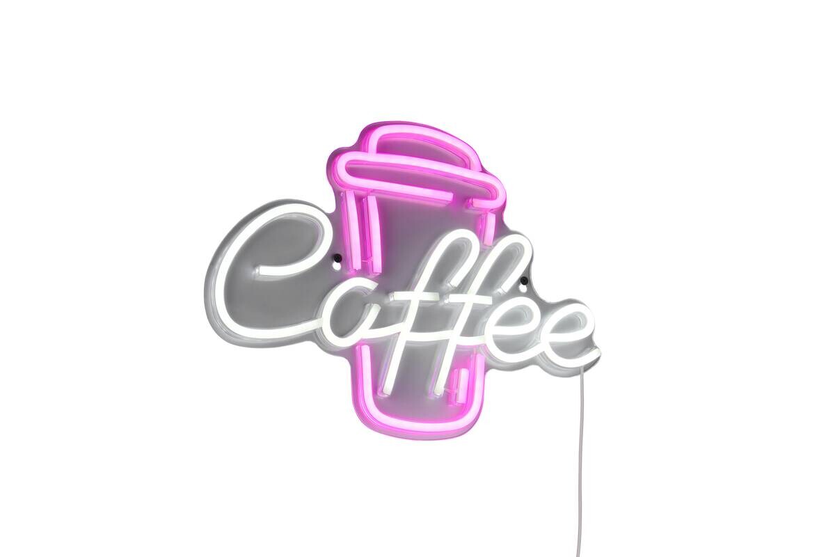 Reality LED-Wandleuchte Coffee B/L: ca. 40x30 cm