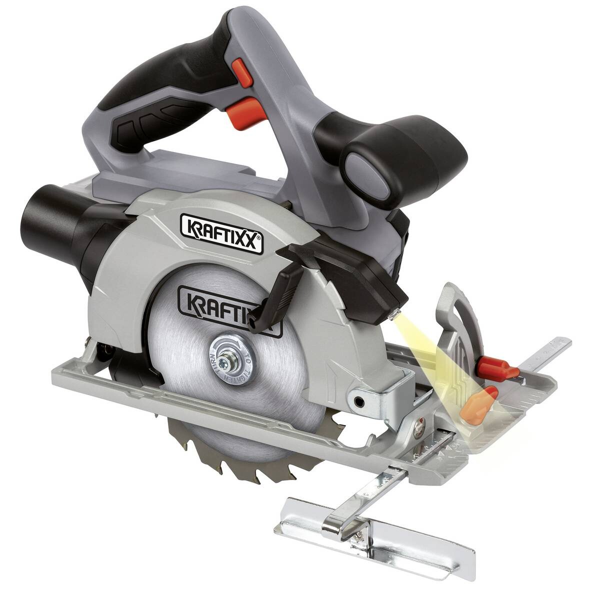 Kraftixx Akku-Handkreissäge KX-HKS 18 Li Solo