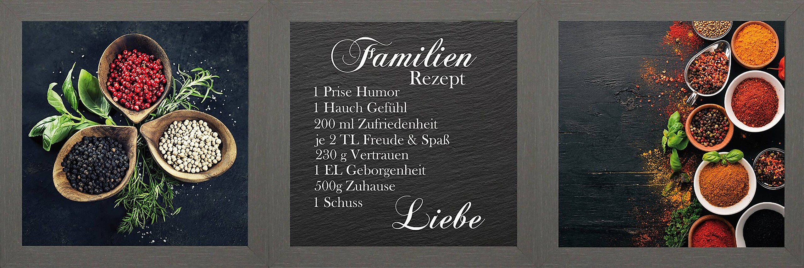 Bönninghoff Gerahmtes Bild Spruch B/L: ca. 23x23 cm