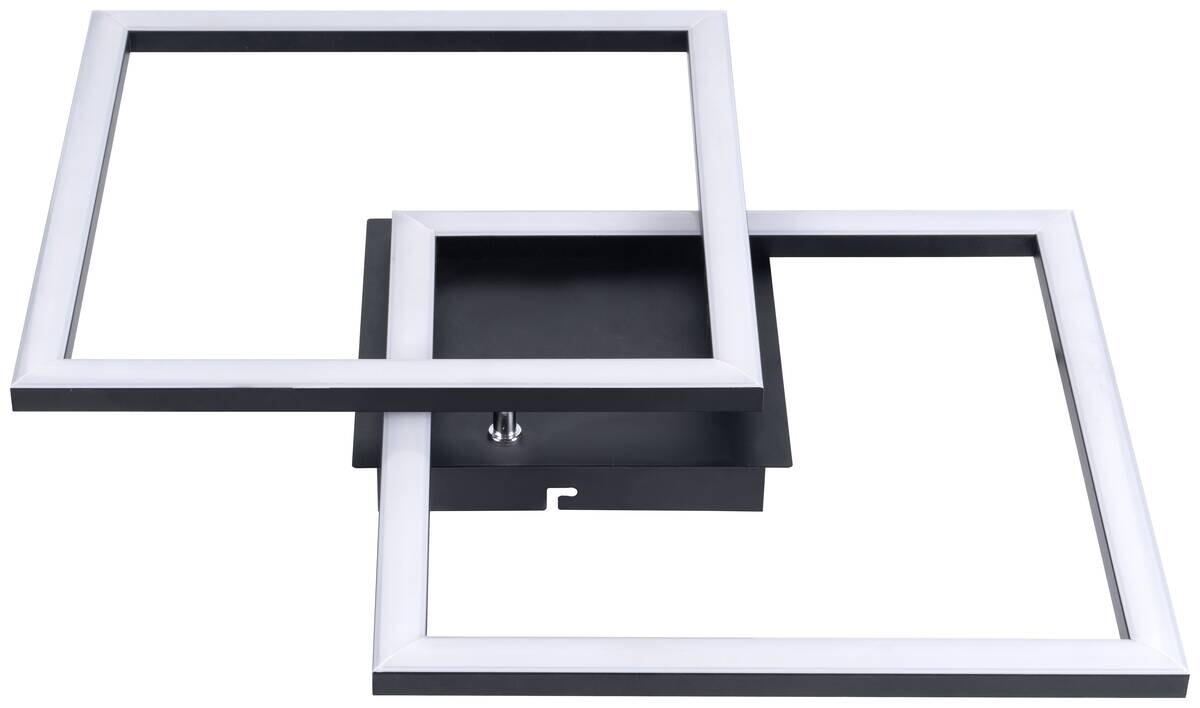 POCOline LED-Deckenleuchte Lotte schwarz Kunststoff B/H/L: ca. 40x6,5x40 cm