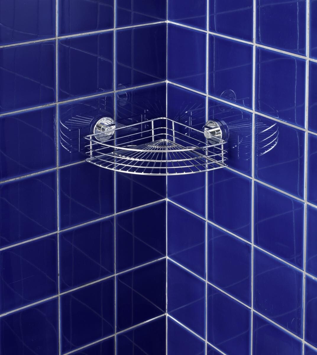 Eckablage Chrom Stahl B/H/L: ca. 31,5x8,5x22 cm