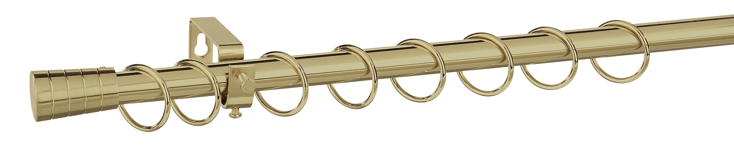 POCOline Stilgarnituren Kappe Chrom Metall D: ca. 1,9 cm ausziehbar von ca. 130 bis 240 cm 1.0 Läufe
