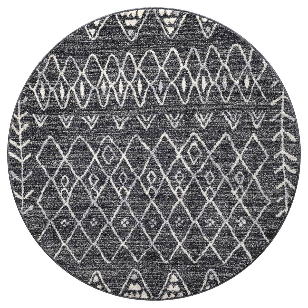 Sanat Teppich schwarz D: ca. 200 cm
