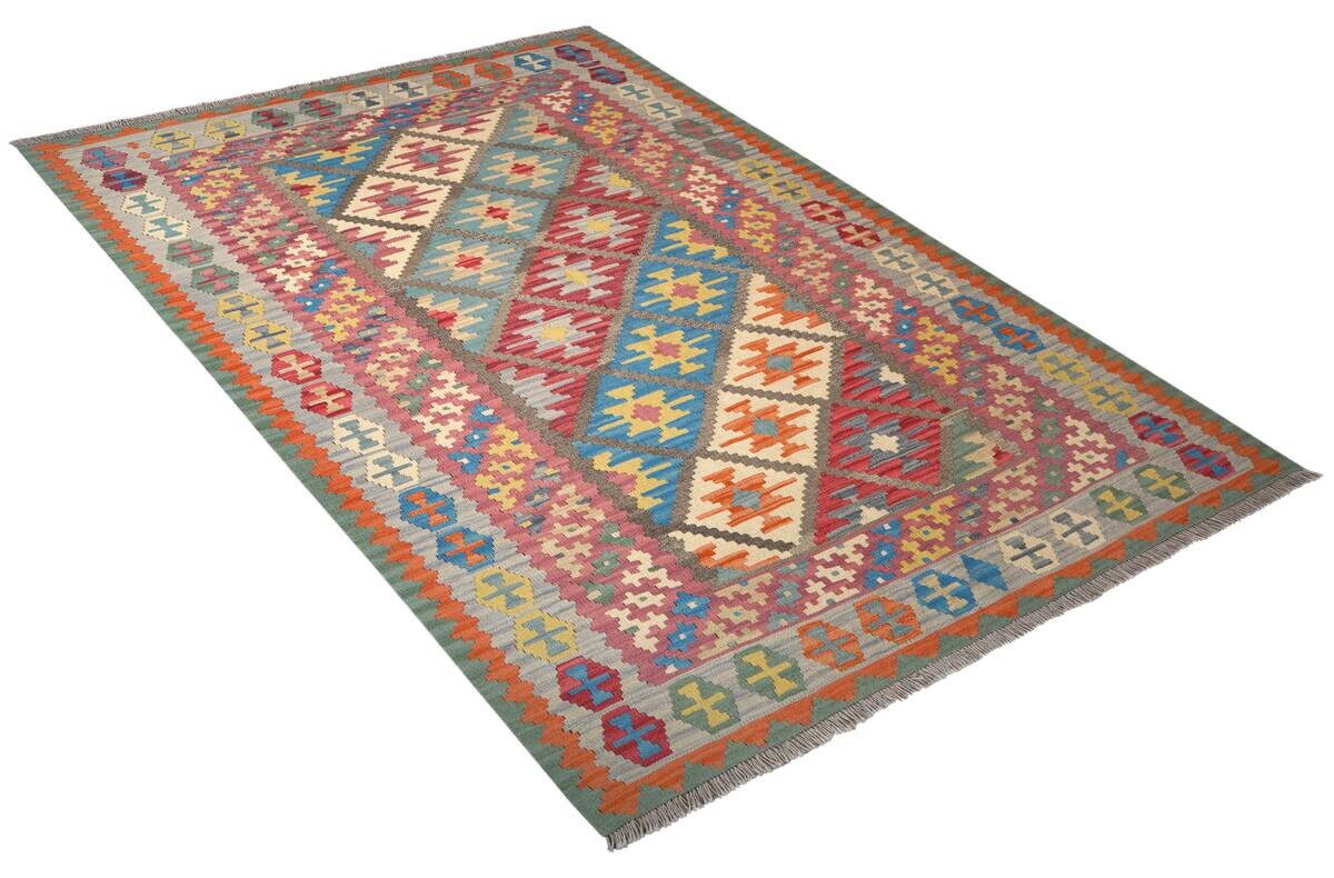 PersaTepp Teppich Kelim Gashgai grau B/H/L: ca. 173x1x245 cm