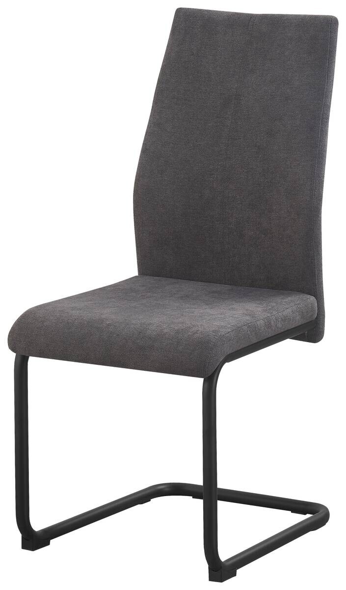 Schwingstuhl Noemi grau Microfaser B/H/T: ca. 44x96x57 cm