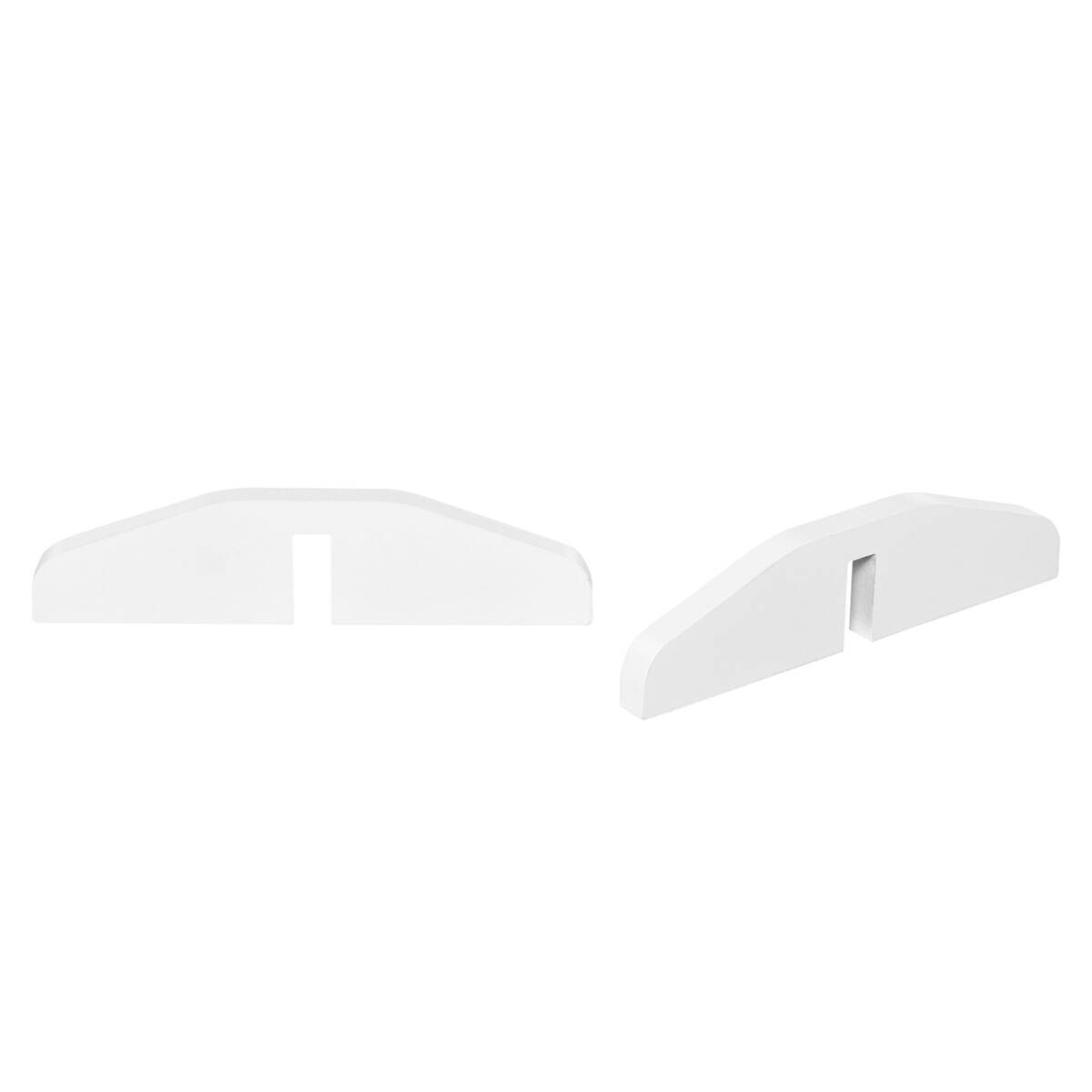 PawHut Hunde-Schutzgitter weiß Polypropylen B/H/L: ca. 29,5x154,5x61 cm