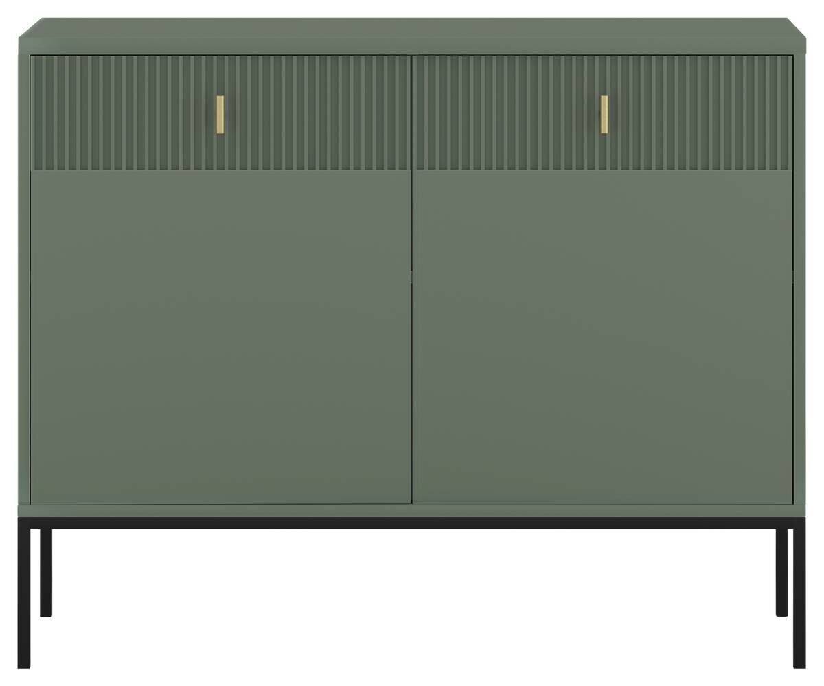 Kommode MAGGIORE grün dunkel B/H/T: ca. 104,2x82,5x39 cm