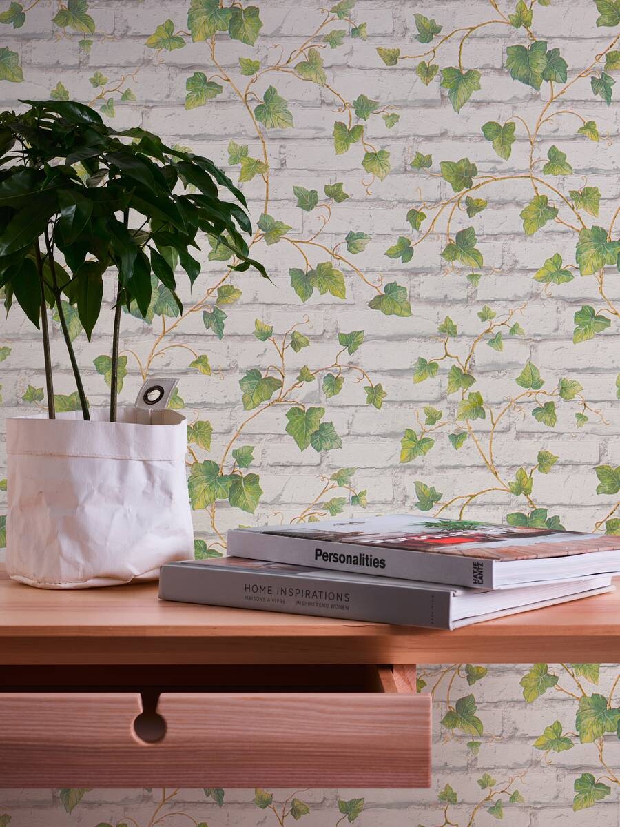 A.S.Creation Vliestapete Best of Wood`n Stone 2nd Edition Steine grün braun weiß B/L: ca. 53x1005 cm