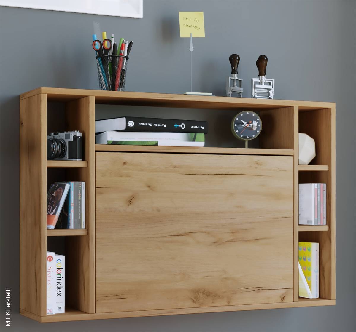 Computertisch Wandila Eiche Honig Nachbildung B/H/T: ca. 90x60x20 cm