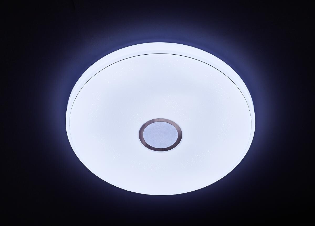 POCOline Deckenleuchte Joyce weiß Chrom Kunststoff D: ca. 70 cm