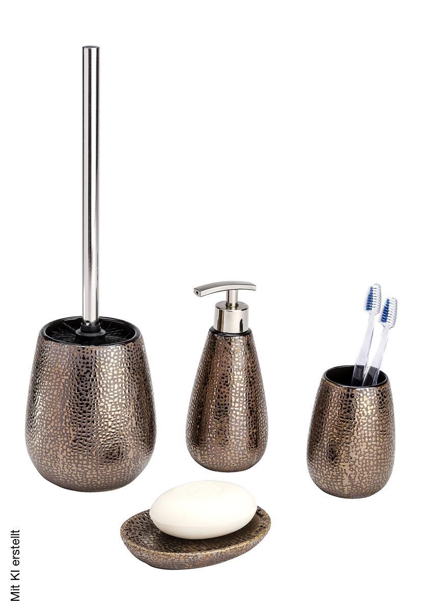 WENKO Seifenablage Marrakesh braun Keramik B/H/L: ca. 13,6x2x10 cm