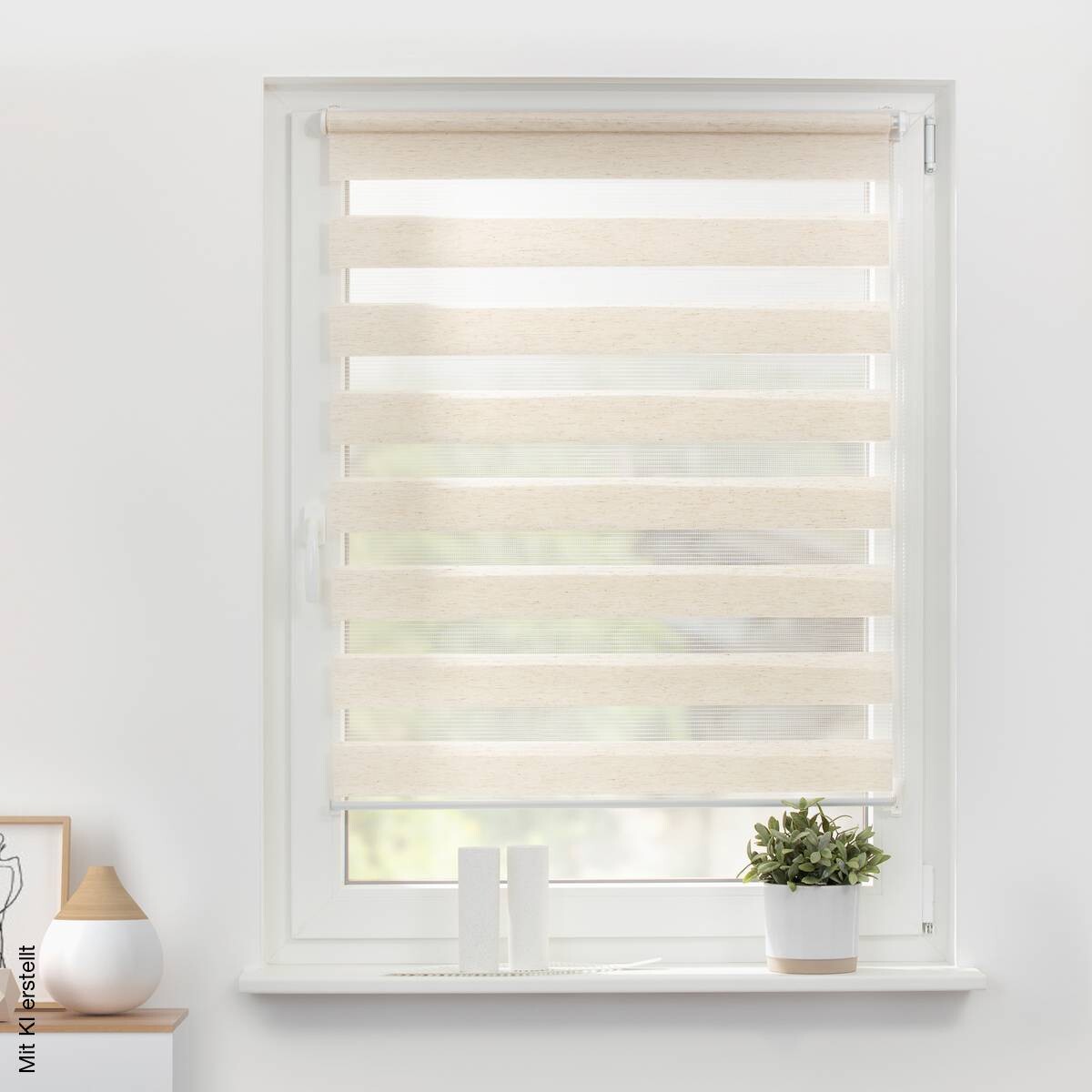 LICHTBLICK Doppelrollo Duo natur B/L: ca. 70x220 cm