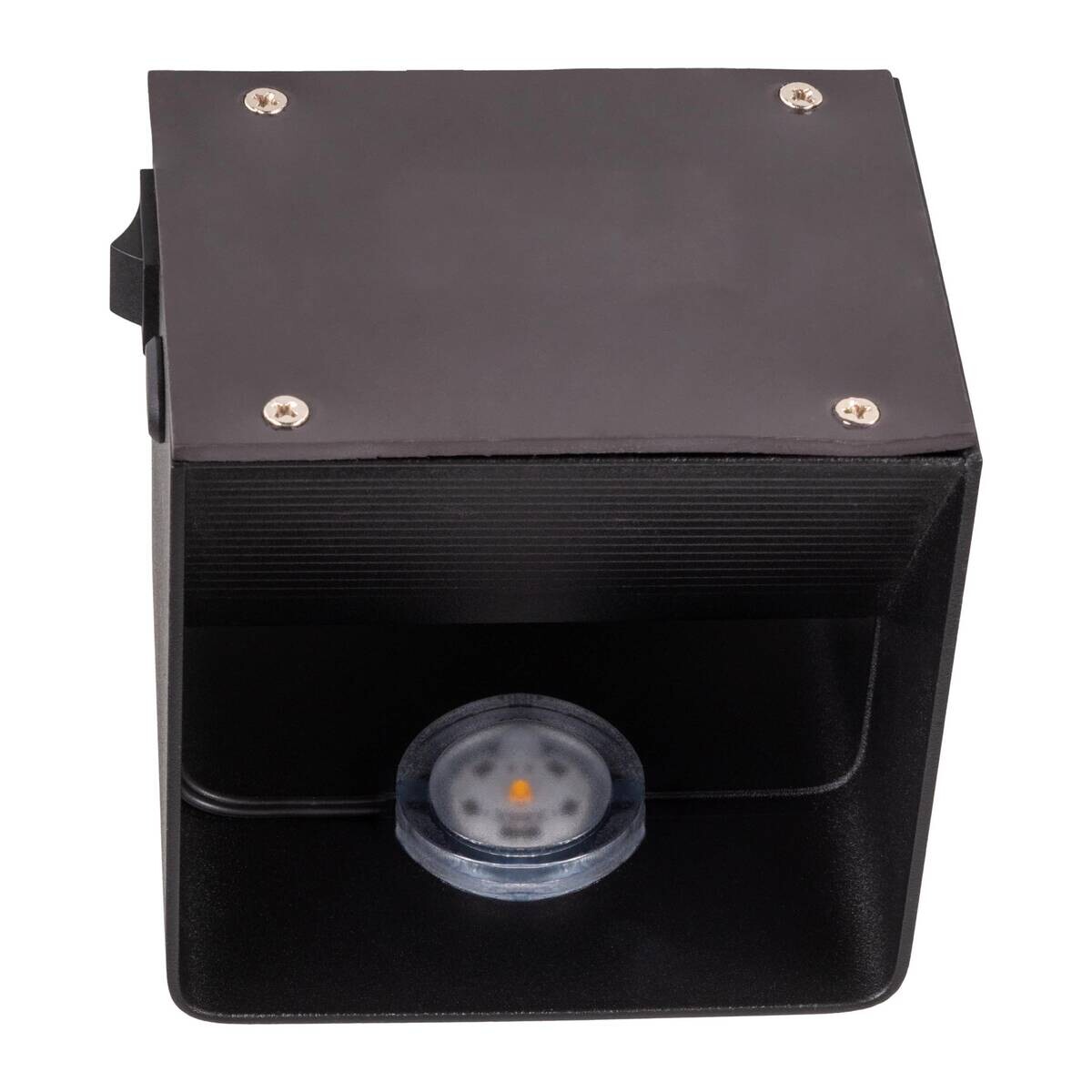 Näve Leuchten LED-Wandleuchte schwarz Metall B/H/T: ca. 10x8x10 cm