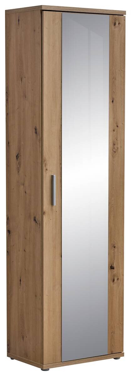 Mehrzweckschrank Eiche Artisan Nachbildung B/H/T: ca. 50x179x35 cm