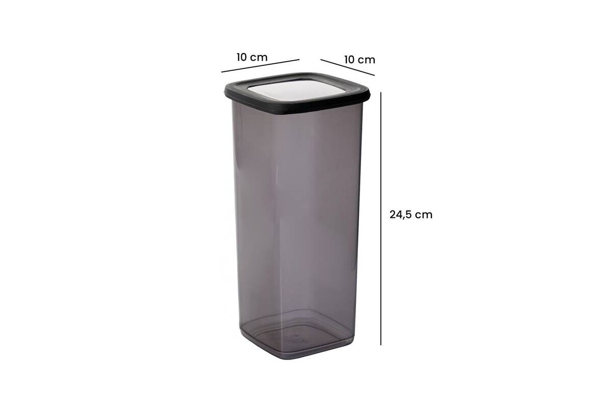 HermiaConcept Vorratsdosenset 18tlg. anthrazit