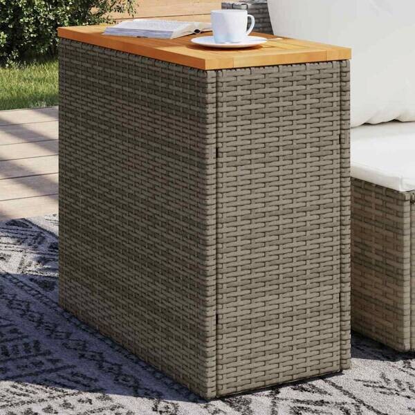 vidaXL Beistelltisch braun Glas B/H/L: ca. 28x55x58 cm