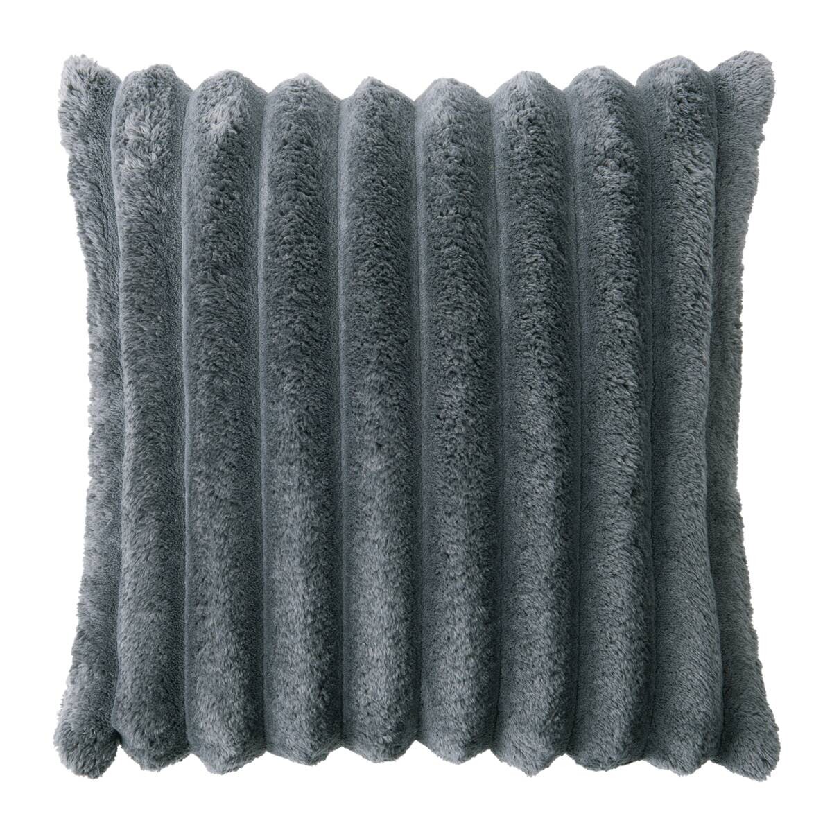 Dekokissen anthrazit 100% Polyester B/L: ca. 45x45 cm