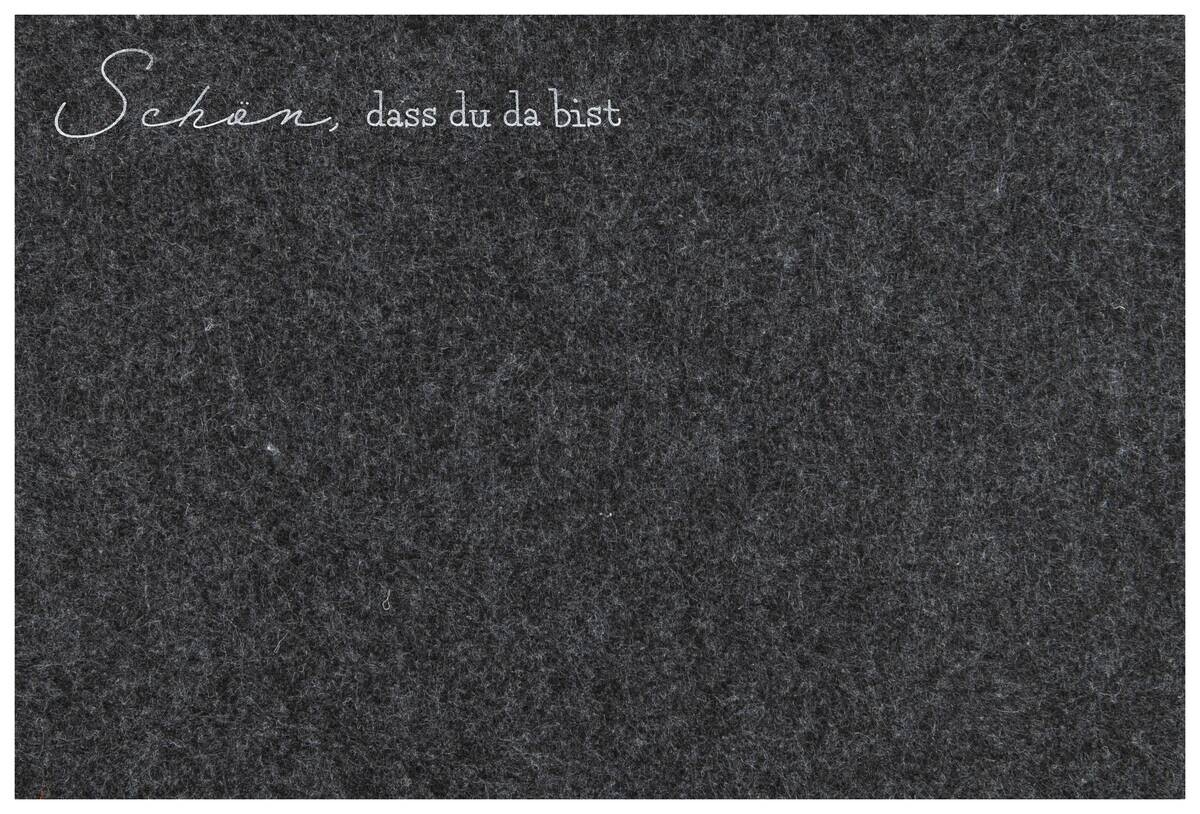 Platzset anthrazit Filz B/L: ca. 45x30 cm