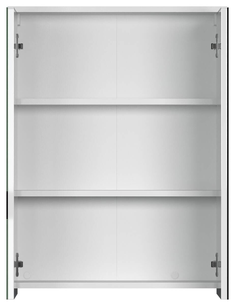 Spiegelschrank Wons weiß Hochglanz weiß matt B/H/T: ca. 60x78x18 cm