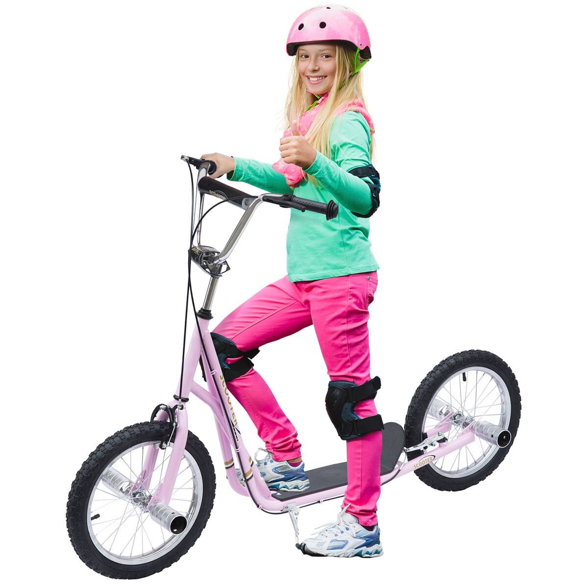 HOMCOM Kinderroller rosa