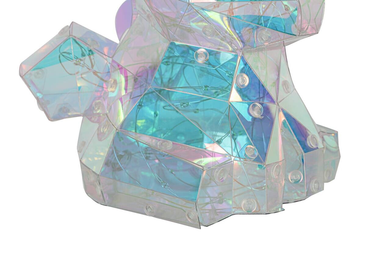 Nolo LED-Dekoleuchte Drache transparent pearl B/H/L: ca. 18,5x14x12 cm