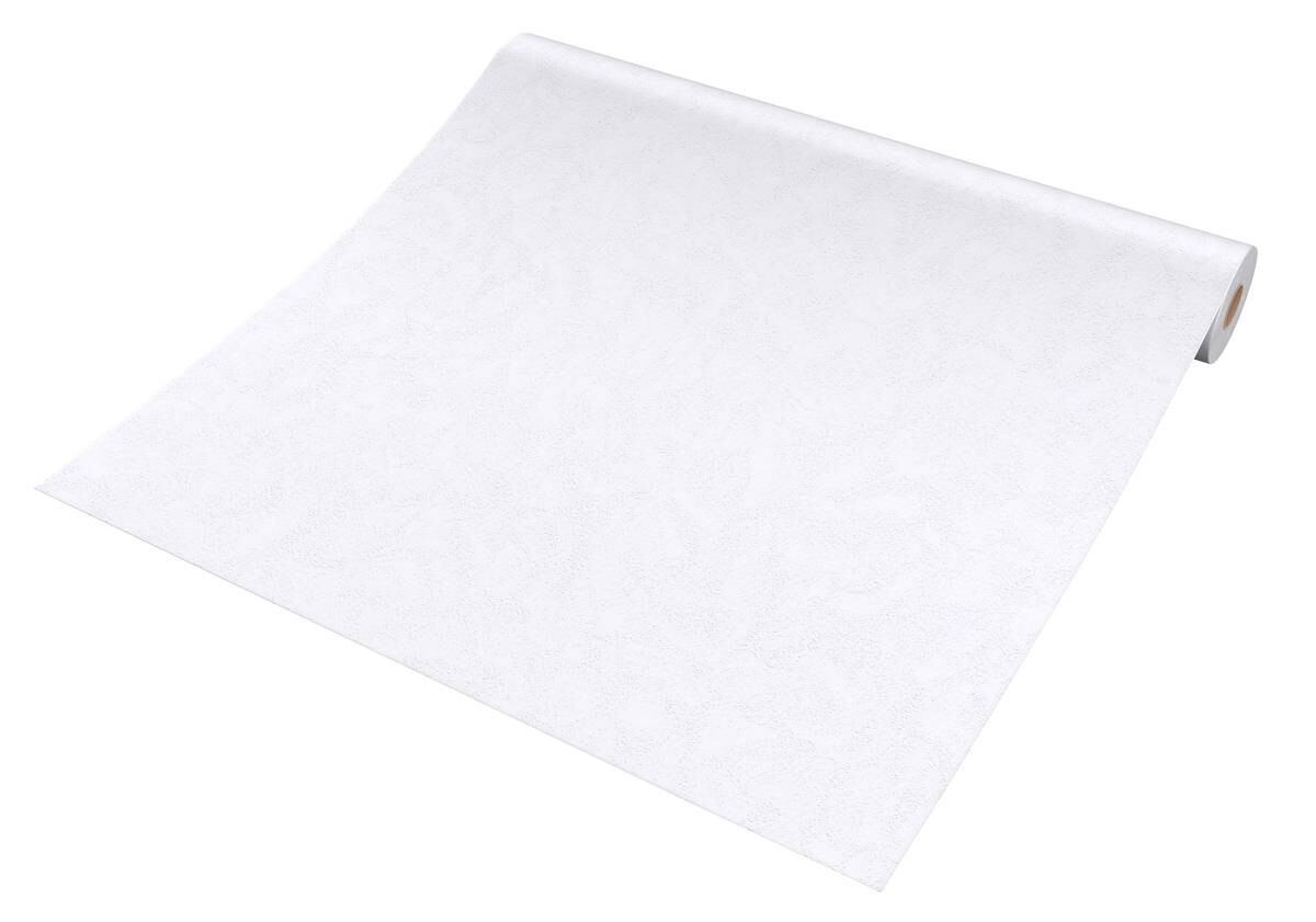 Vliestapete Struktur weiß B/L: ca. 53x2500 cm