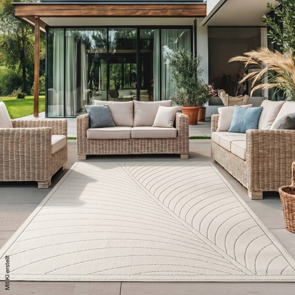 Ayyildiz Flachwebteppich NOVA creme B/L: ca. 200x290 cm