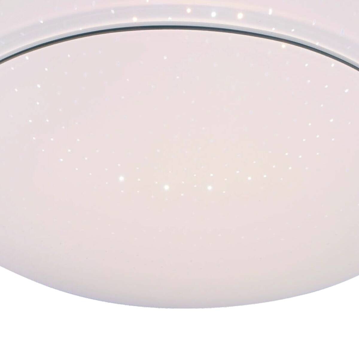 POCOline Deckenleuchte Cosmos weiß Chrom Kunststoff Metall D: ca. 28,5 cm