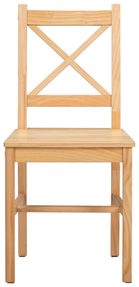 Stuhl Harry natur Holz B/H/T: ca. 47x86x41 cm