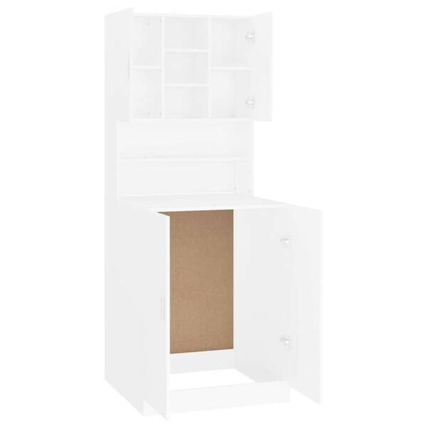vidaXL Waschmaschinenschrank weiß B/H/T: ca. 71x181,5x71,5 cm