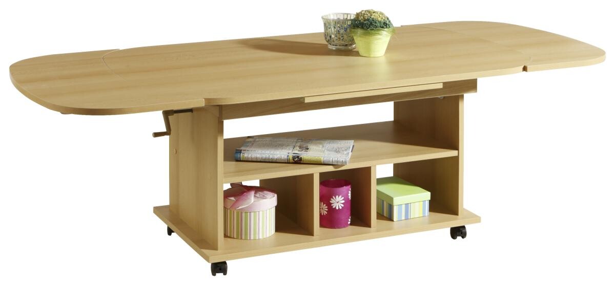 Couchtisch Babsi III buche Nachbildung B/H/T: ca. 107x53x67 cm