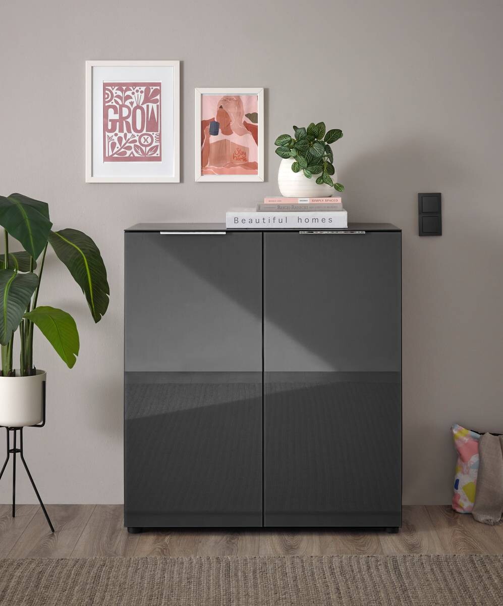 Kommode Santorin anthrazit B/H/T: ca. 90x99x40 cm