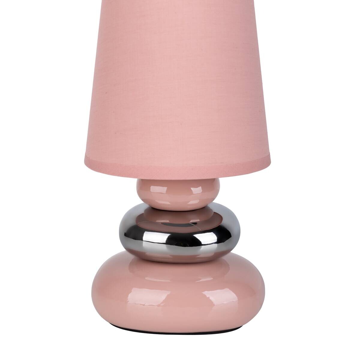 Näve Leuchten Tischleuchte 3045332 lachs rosé Keramik B/H/T: ca. 16x31x16 cm E14 1 Brennstellen