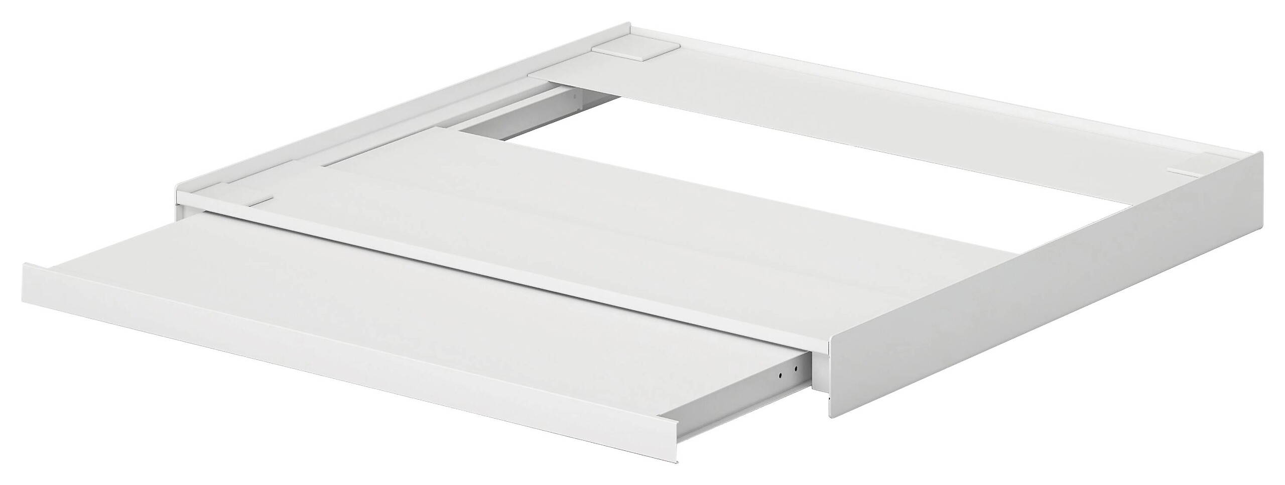 POCOline Zwischenbaurahmen für Waschmaschine weiß Metall