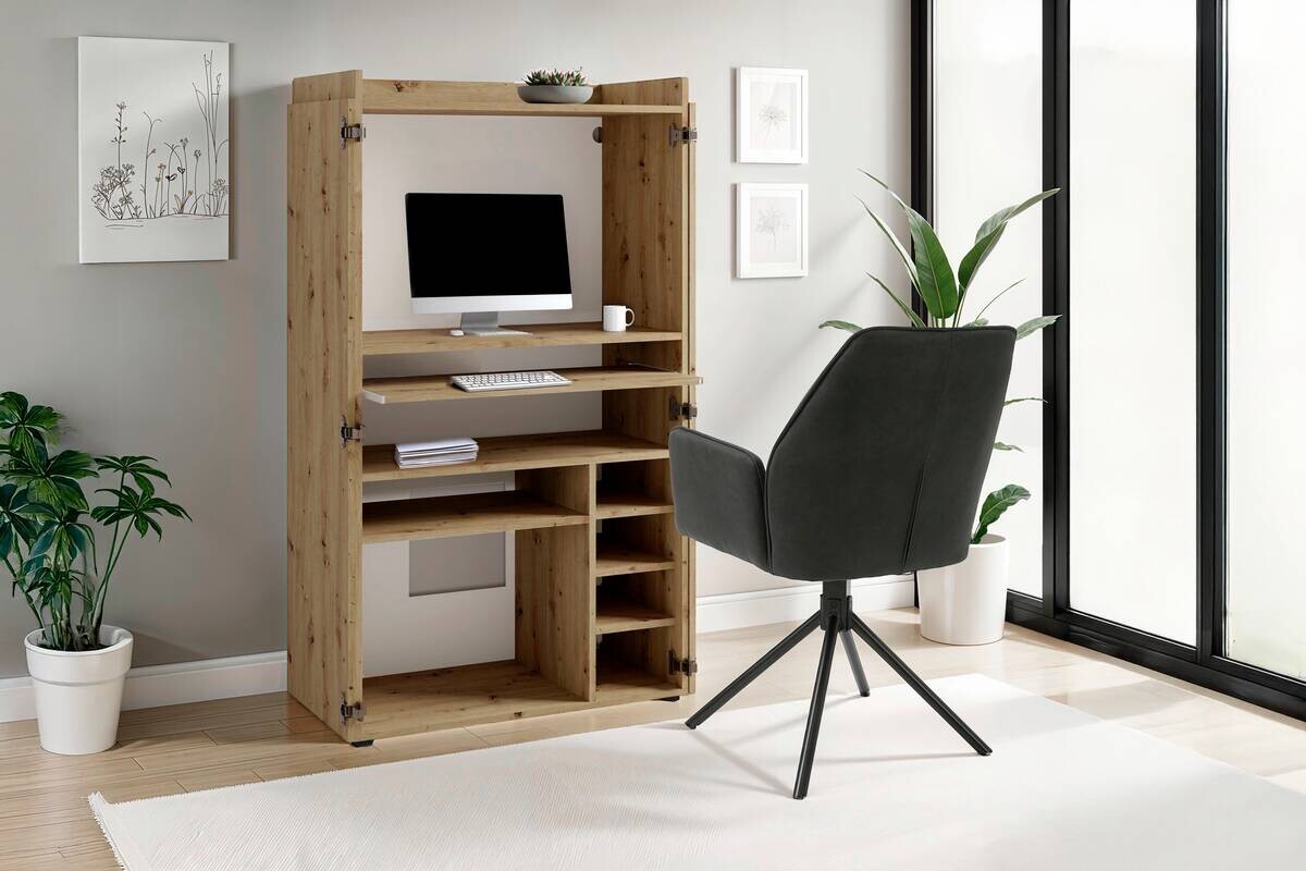 Sekretär JANNE Eiche B/H/T: ca. 80x141x40 cm