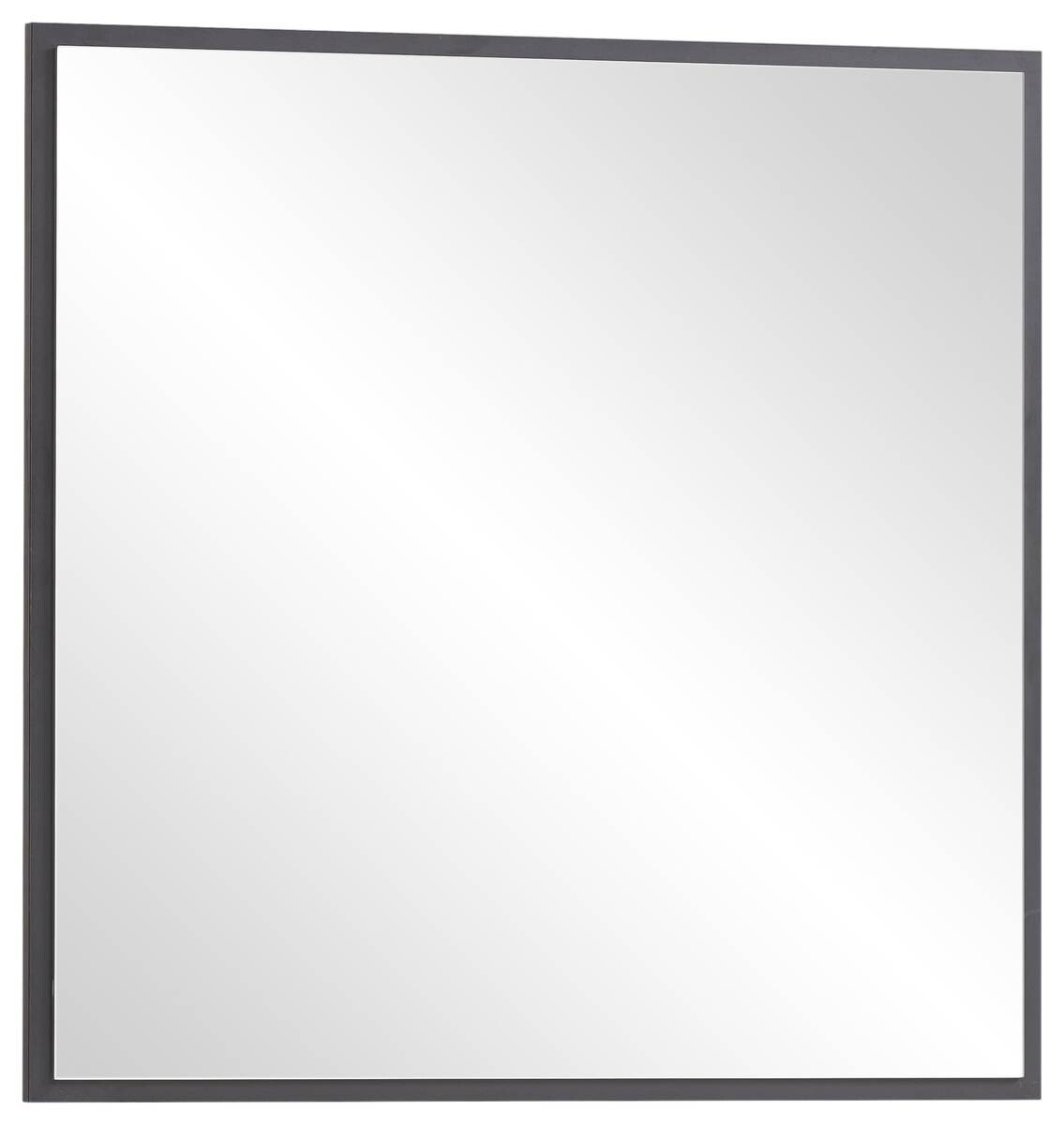 Wandspiegel Alexa schwarz matt B/H/T: ca. 67x67x3 cm