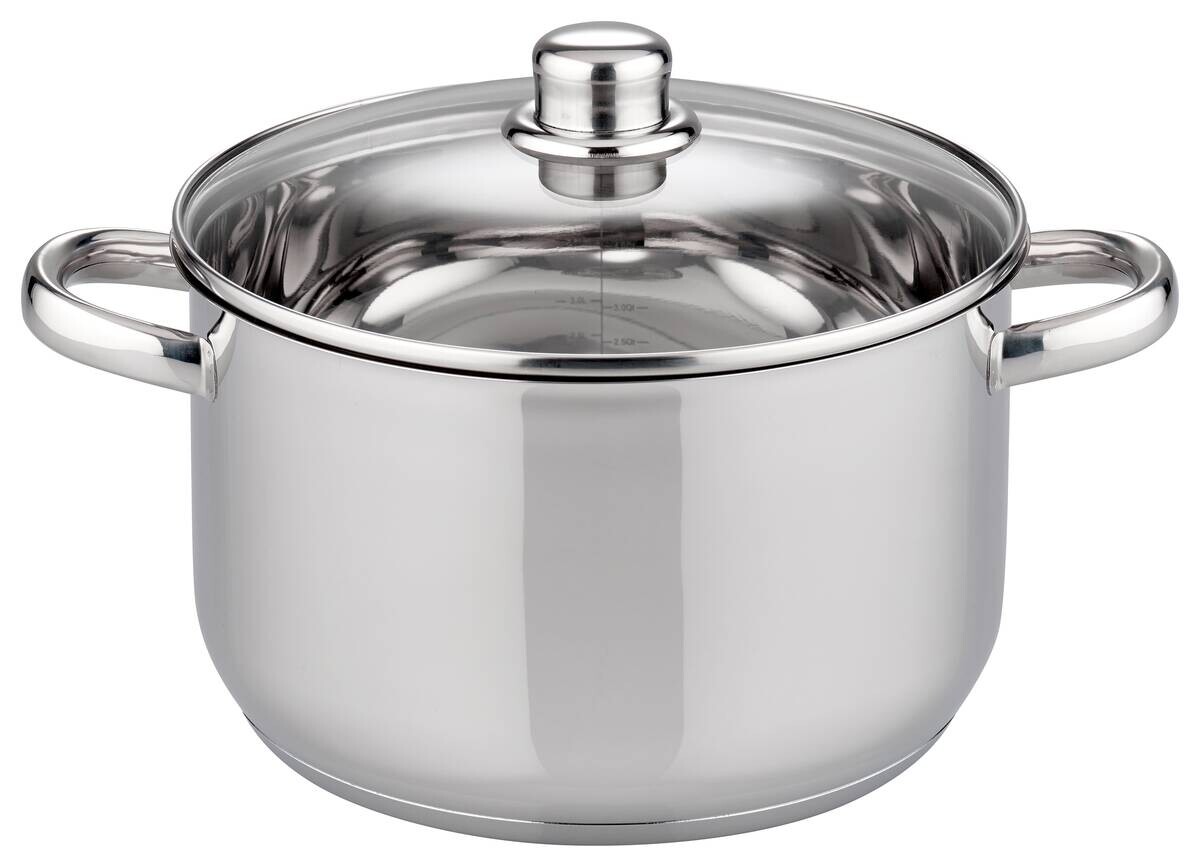 ELO Basic Topfset silber Edelstahl 5 tlg.