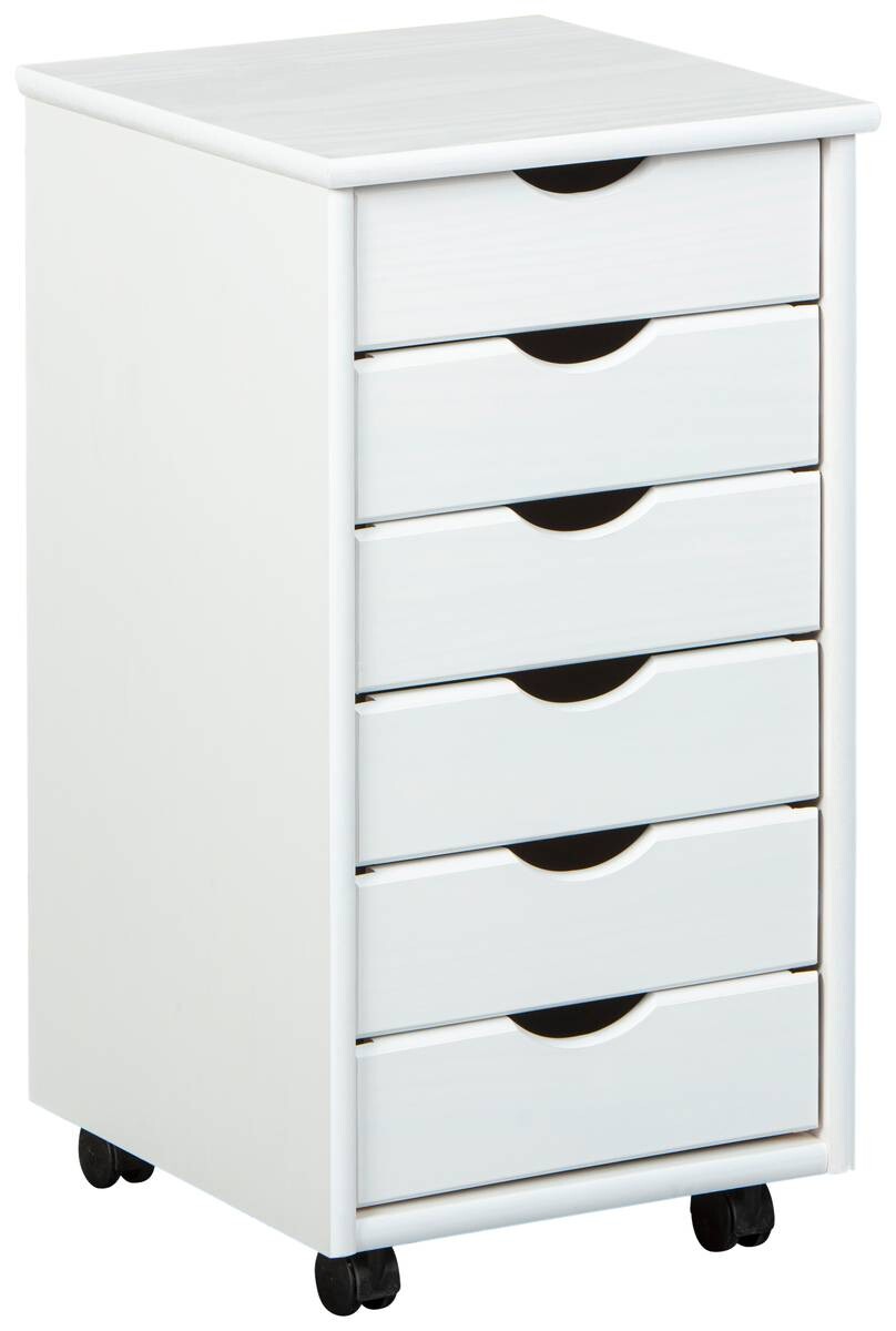 Rollcontainer Simon weiß