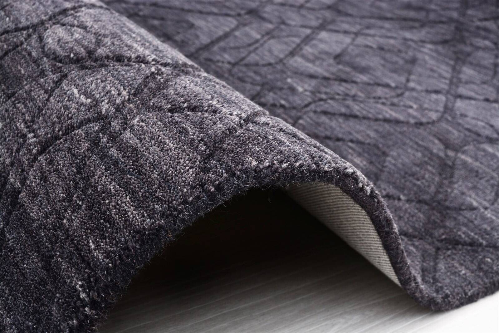 Kayoom Kurzflorteppich Ganges 610 grau B/L: ca. 80x150 cm