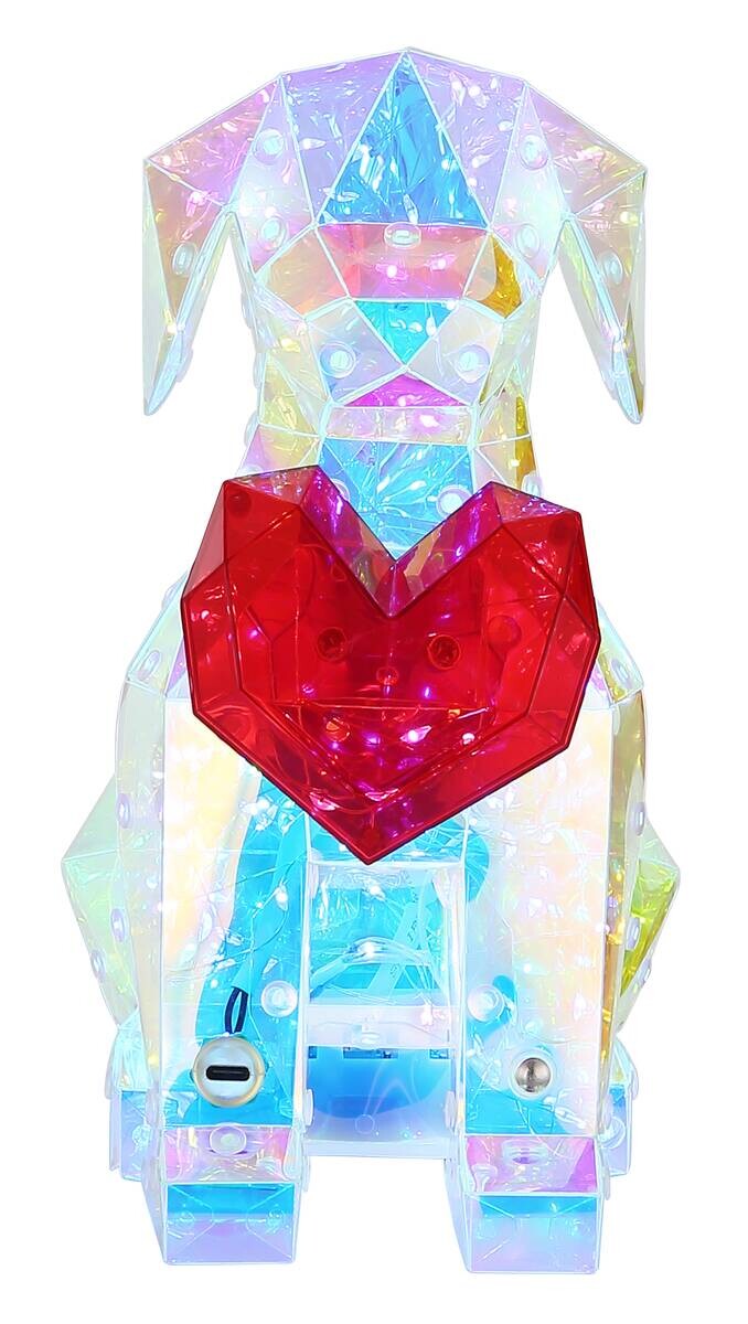 GLOBO LED-Dekoleuchte BRONDAR klar Kunststoff B/H/T: ca. 13x23x17 cm 1 Brennstellen