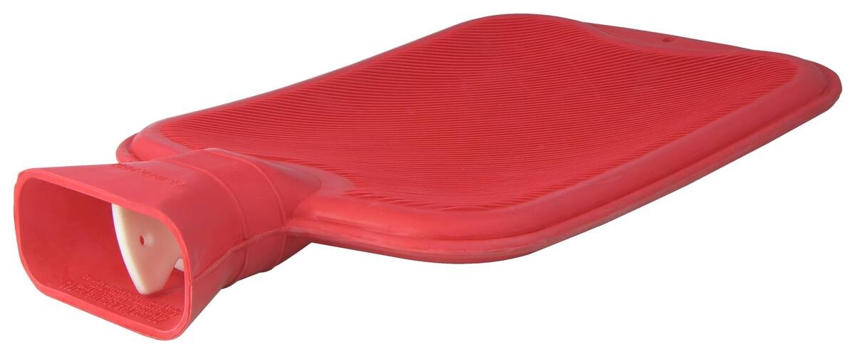 HI Wärmflasche rot Gummi