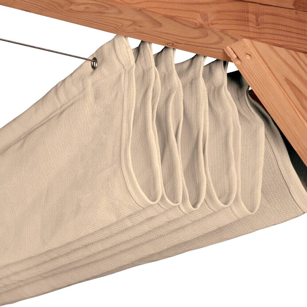 PLATINUM Faltsonnensegel Coolfit altweiß Polyethylen B/H/L: ca. 500x1x290 cm