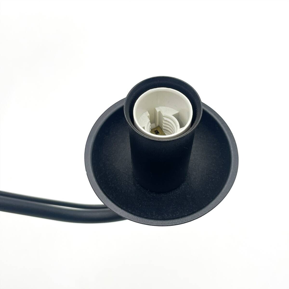 Lamkur Pendelleuchte schwarz Stahl B/H/L: ca. 53x71x53 cm E14 3 Brennstellen