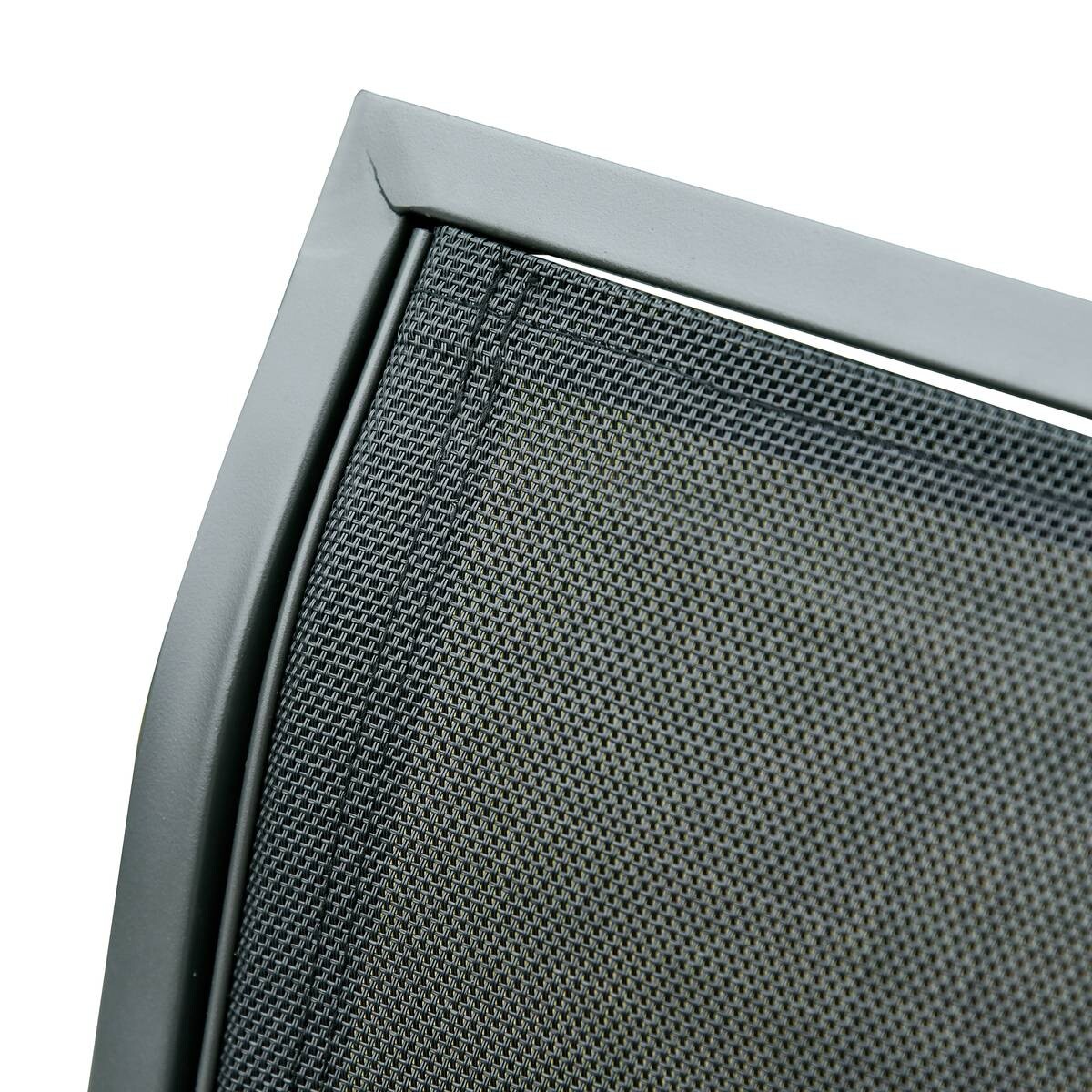 Outsunny Schaukelbank schwarz Metall B/H/L: ca. 75x85x151 cm