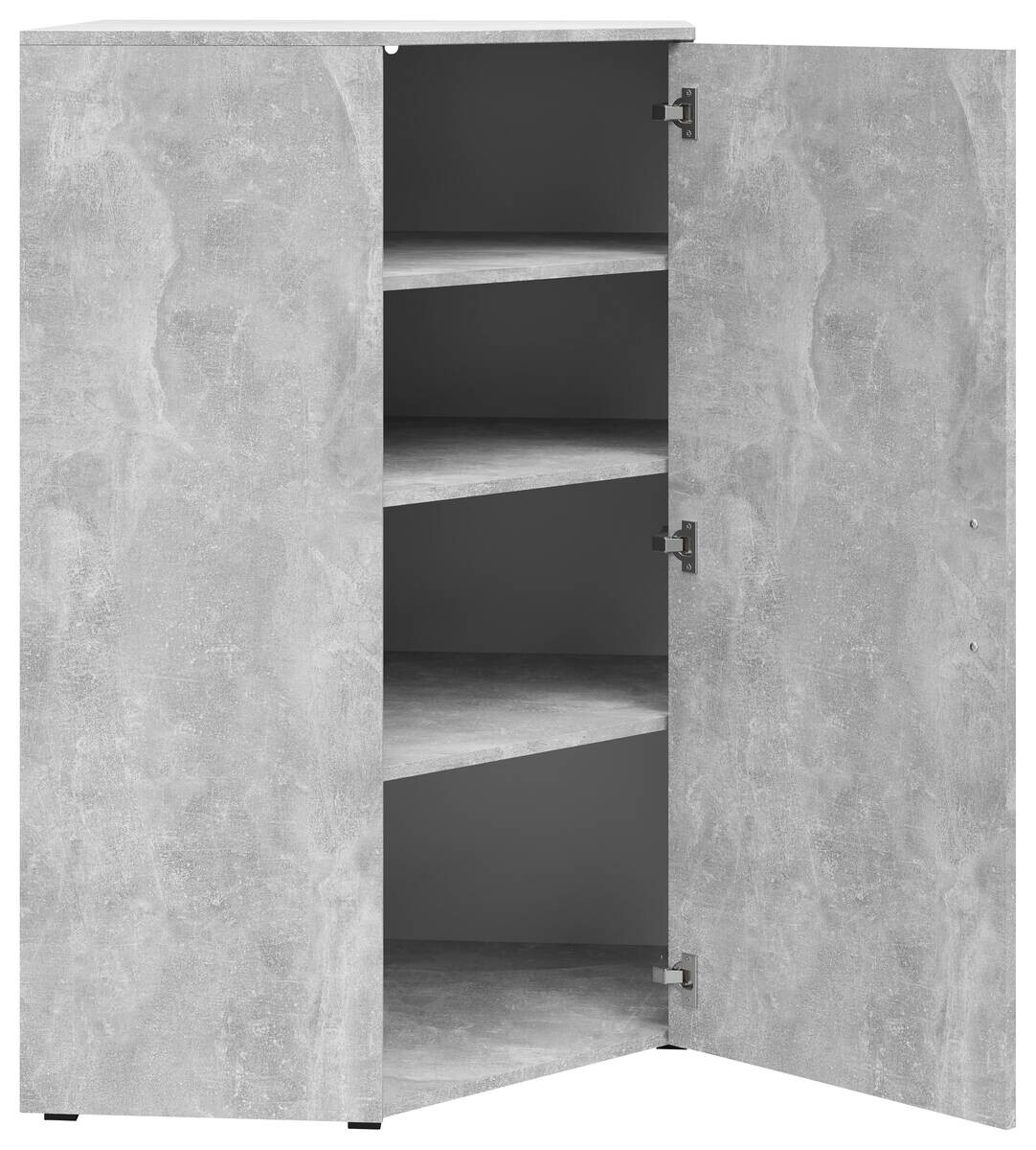 Schrank Multi-Stauraum Typ 42 Beton Optik B/H/T: ca. 101x115x79 cm