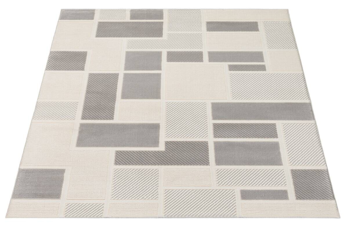 Webteppich Ravenna grau B/L: ca. 80x150 cm