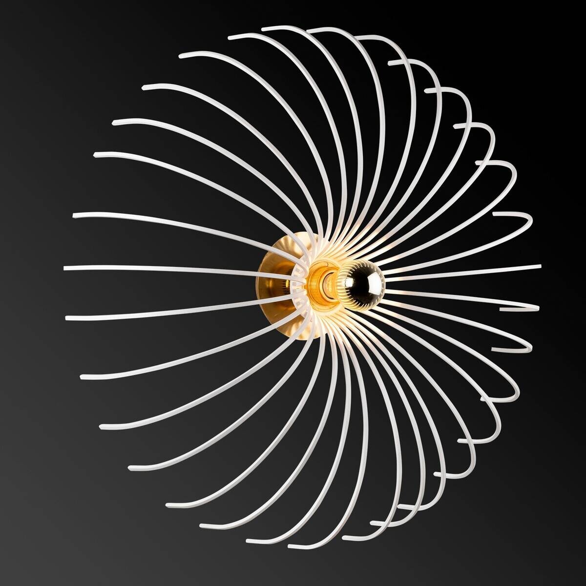 Opviq Wandleuchte weiß Metall B/H/L: ca. 16x56x16 cm E27 1 Brennstellen