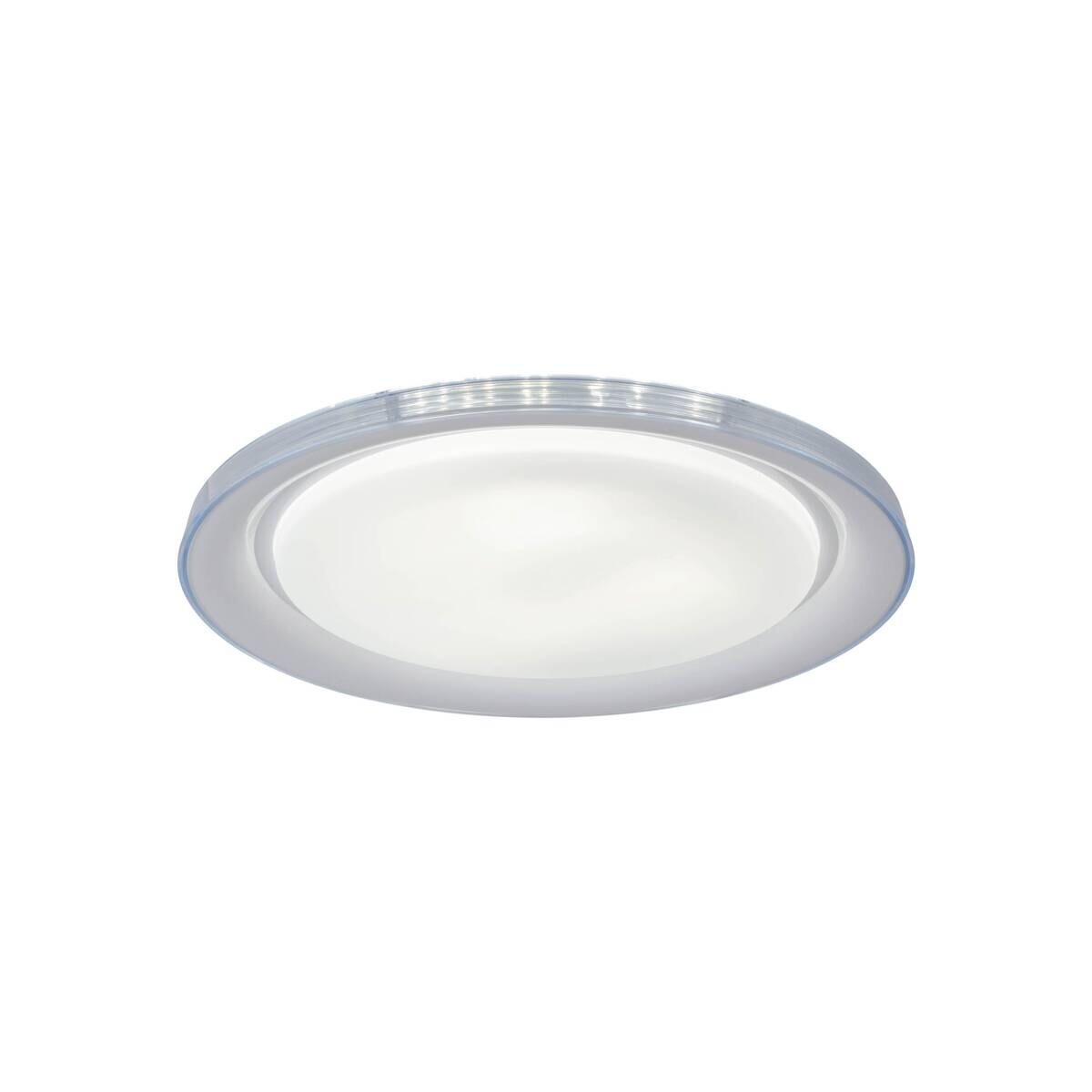 Näve Leuchten LED-Deckenleuchte weiß Metall Kunststoff B/H/T/D: ca. 50,5x7,5x50,5x50,5 cm