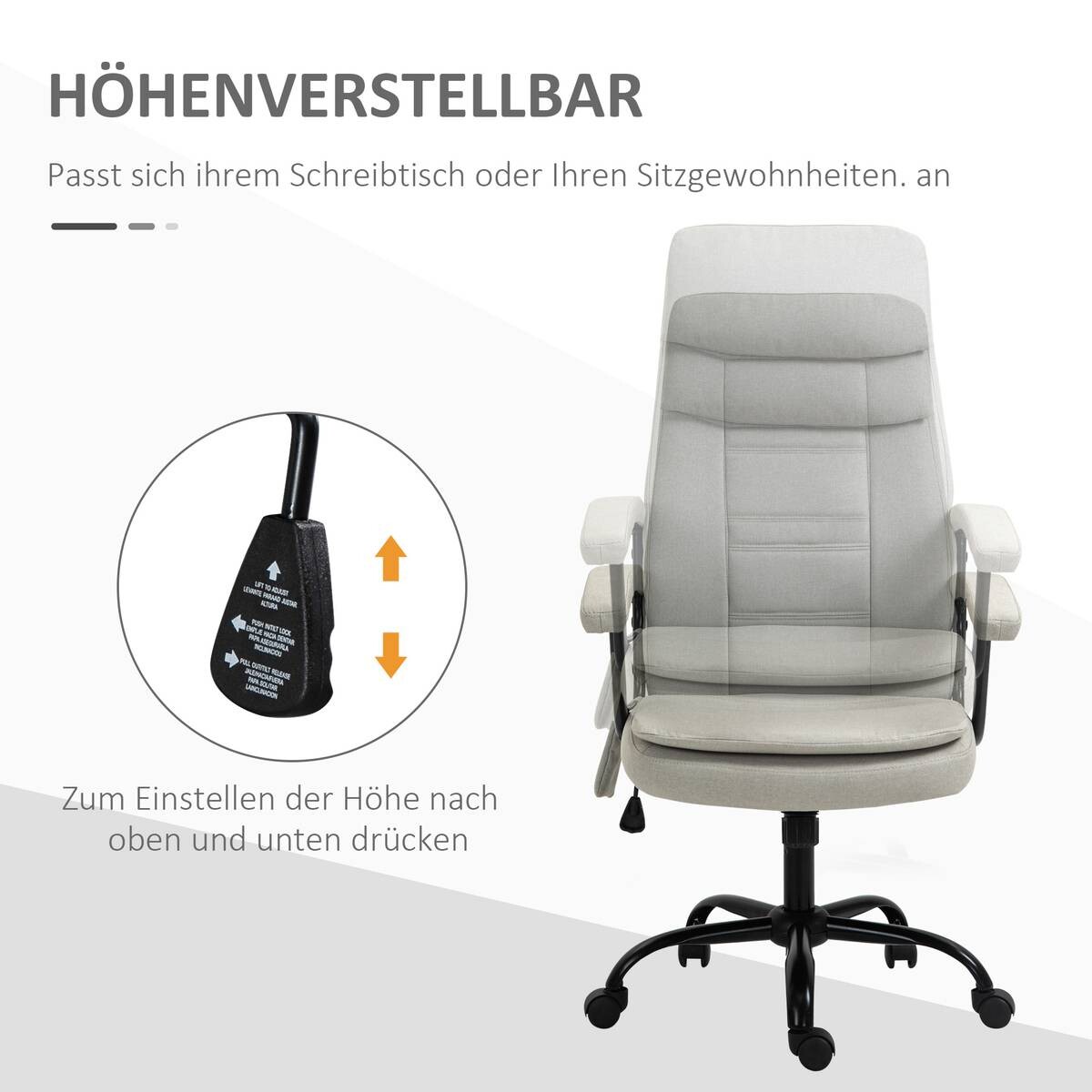 Drehstuhl 921-308BG beige
