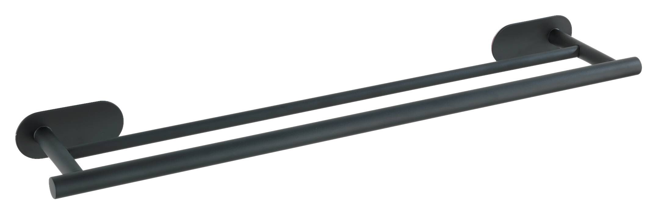 Turbo-Loc Badetuchstange schwarz Edelstahl B/H/L: ca. 4,5x12x60 cm